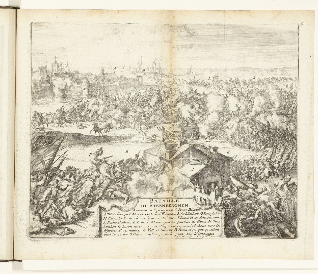 Bataille de Steenbergen, 1583 - Romeyn de Hooghe