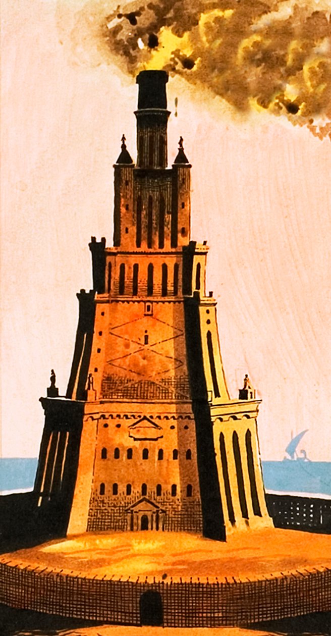 Pharos Light inventé par Ptolémée - Ron Embleton