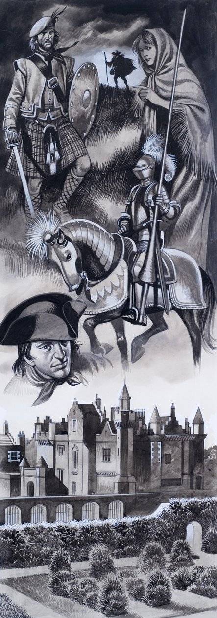 Château écossais et personnalités de l
