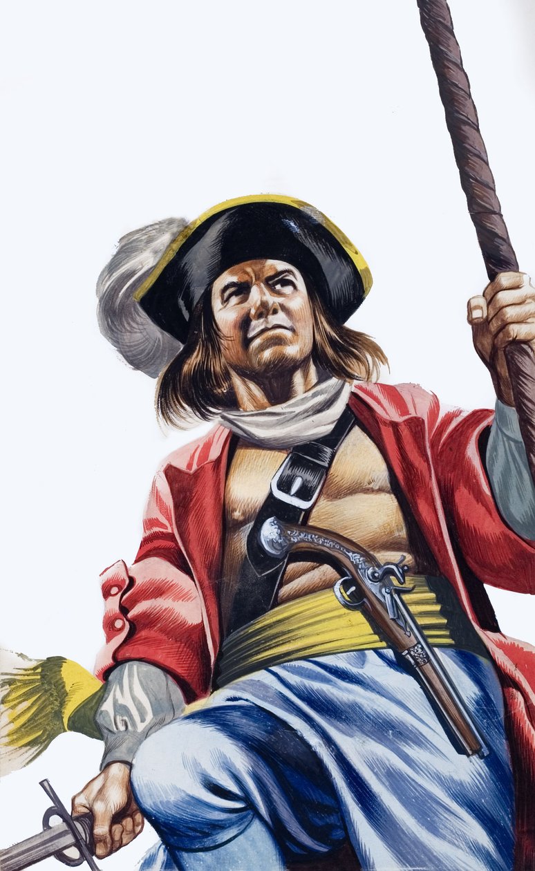 Sir Henry Morgan (gouache sur papier) - Ron Embleton