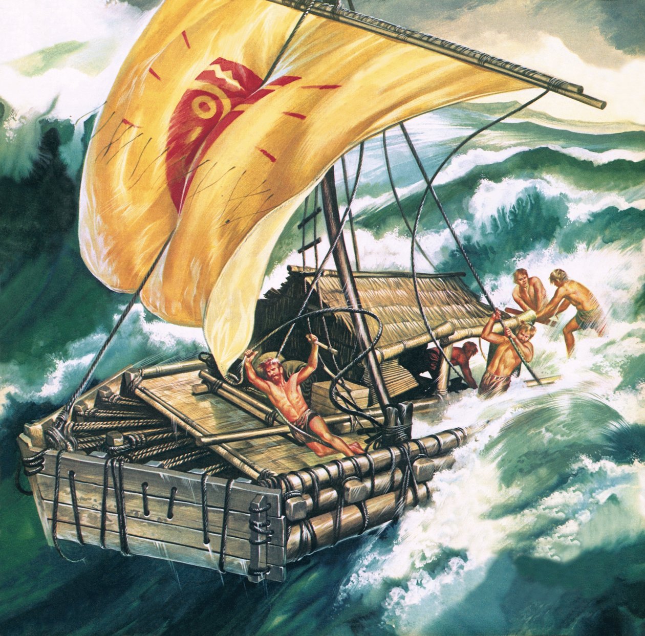 Le voyage du Kon-Tiki - Ron Embleton