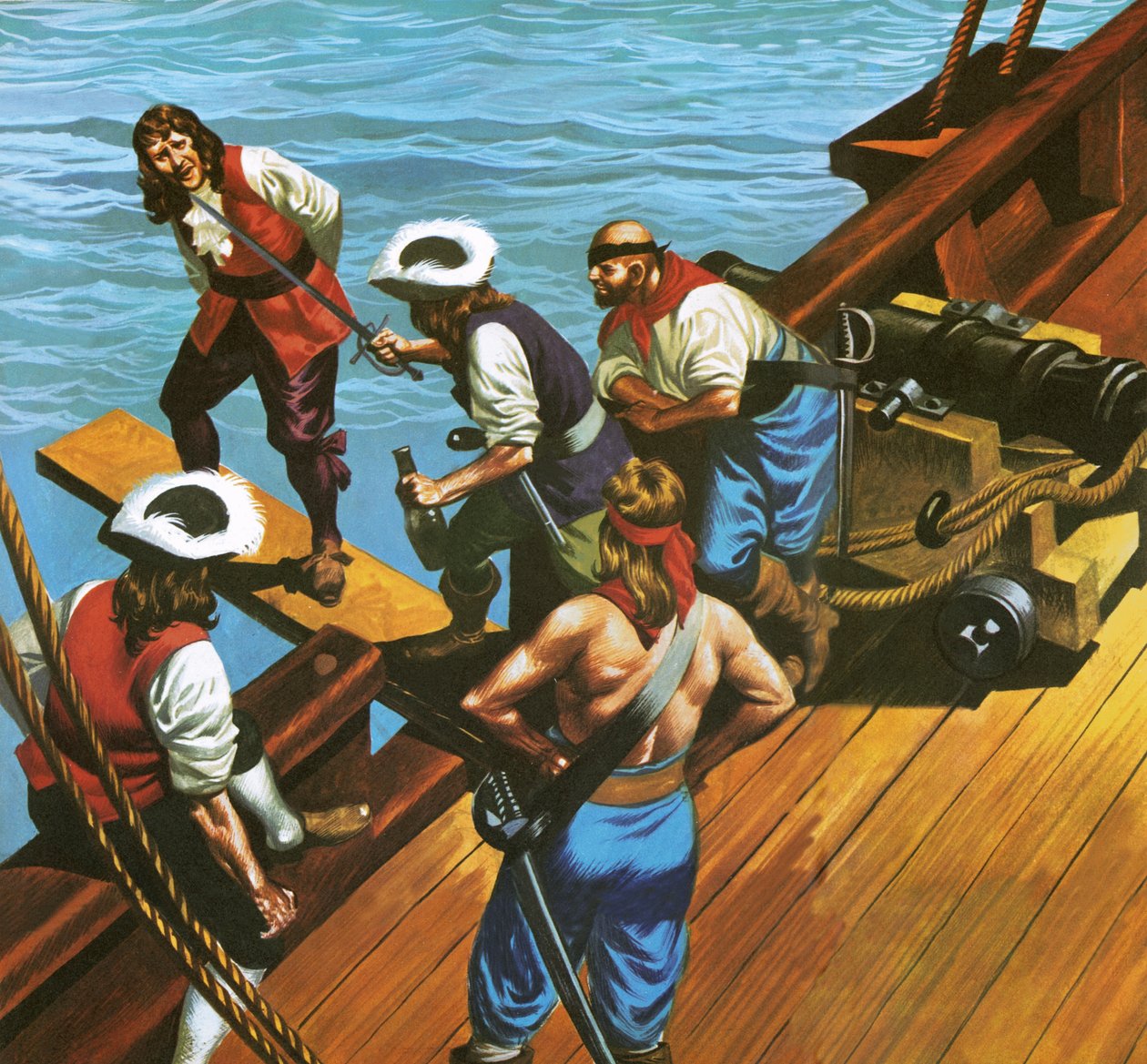 Marcher sur la planche - Ron Embleton
