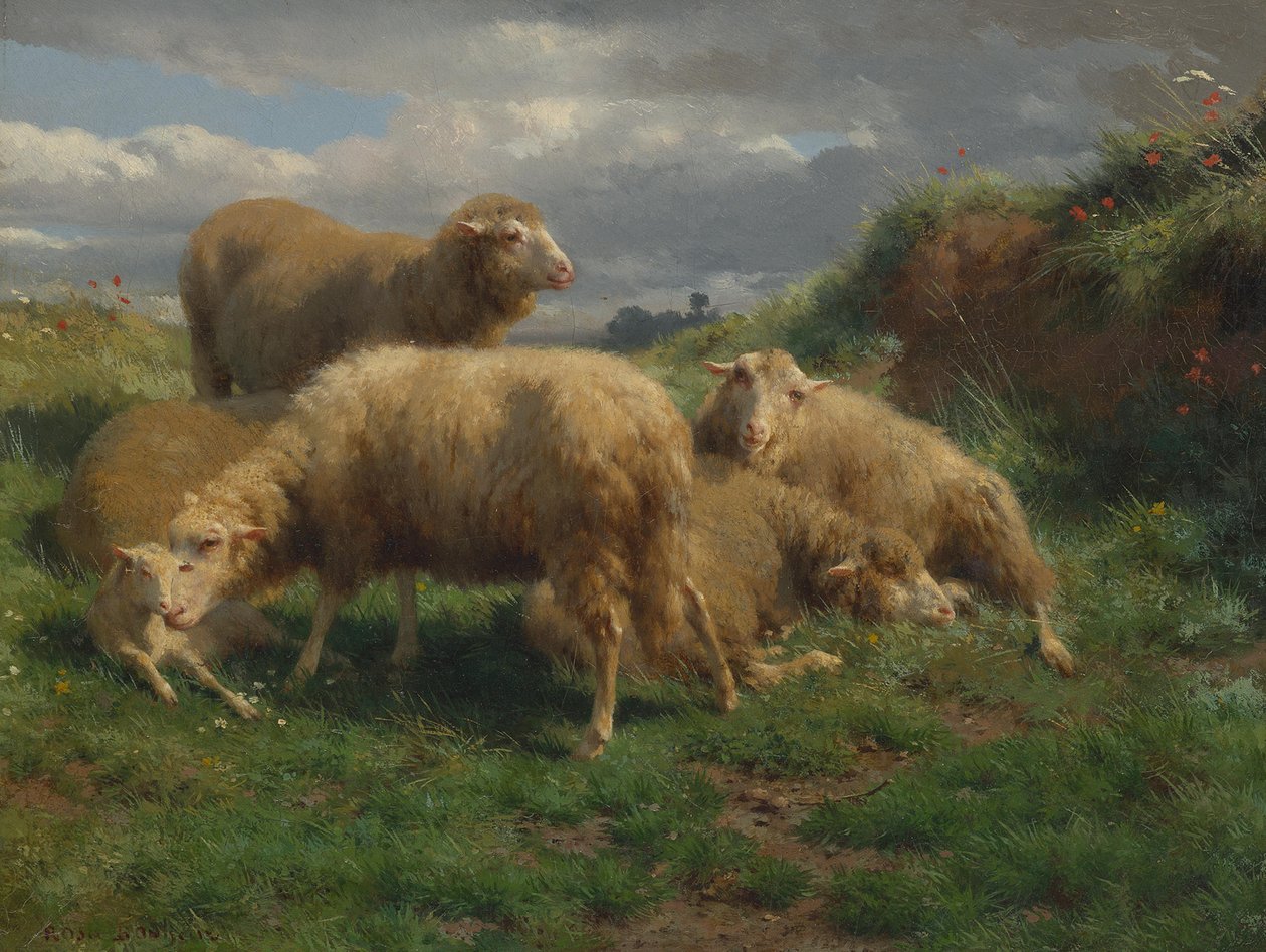 Un paysage avec des moutons - Rosa Bonheur