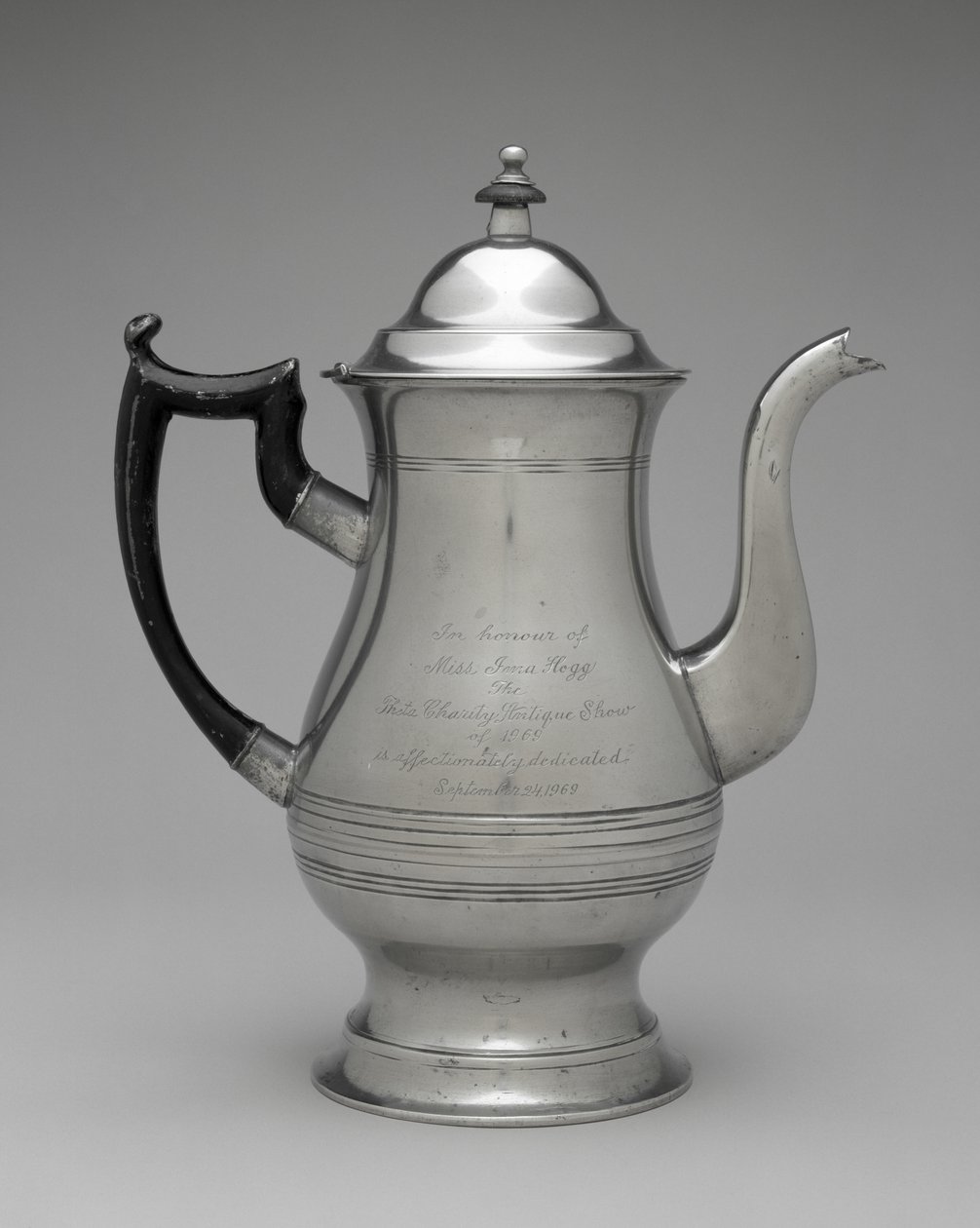 Cafetière ou Théière, vers 1830-1870 - Roswell (attr.to) Gleason