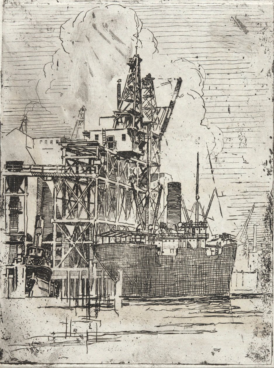 Cargo au quai - Roswell Morse Shurtleff
