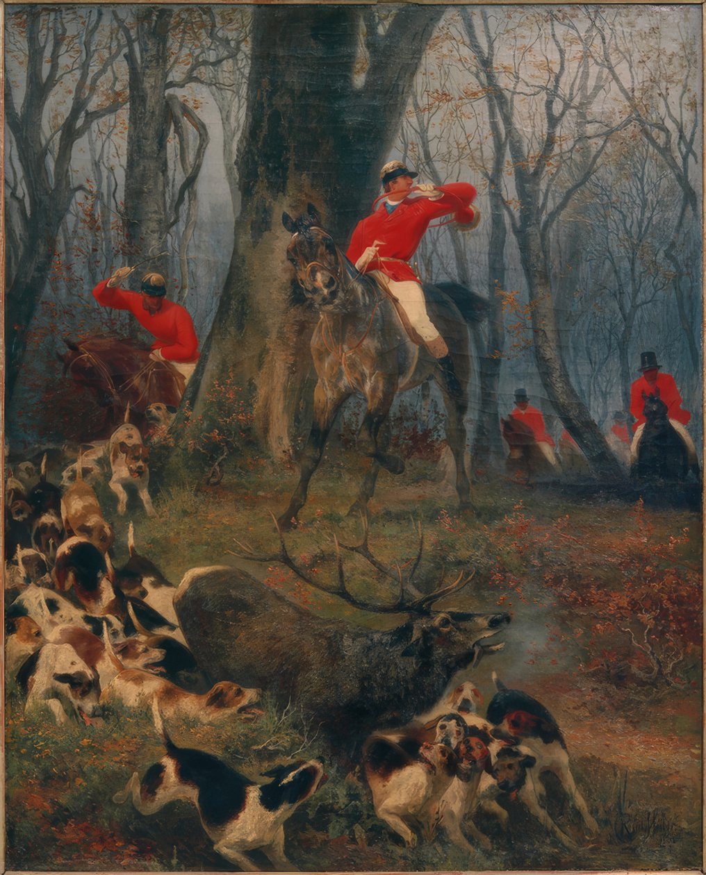 Chasse à courre - Rudolf Carl Huber