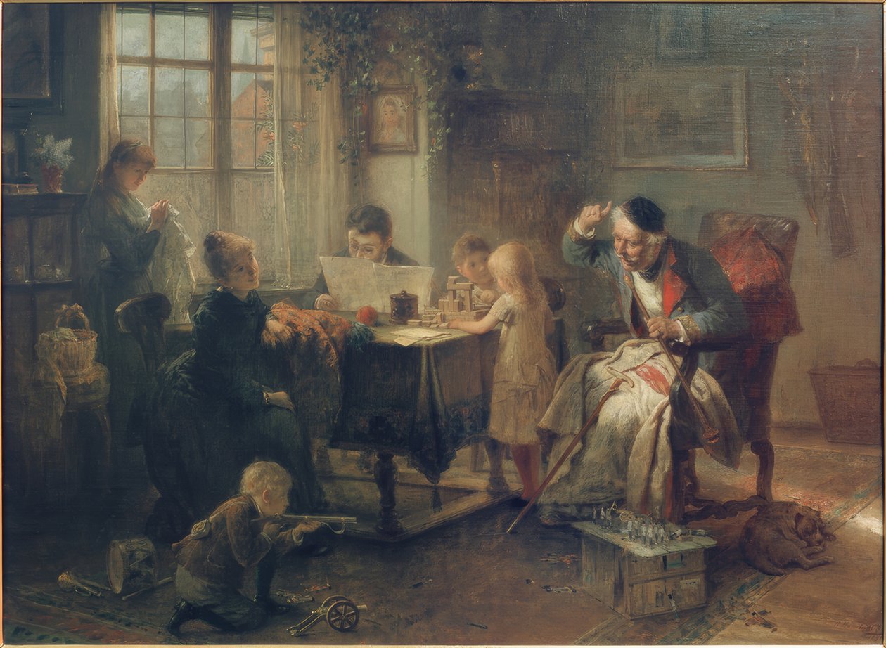 Scène familiale - Rudolf Hausleithner