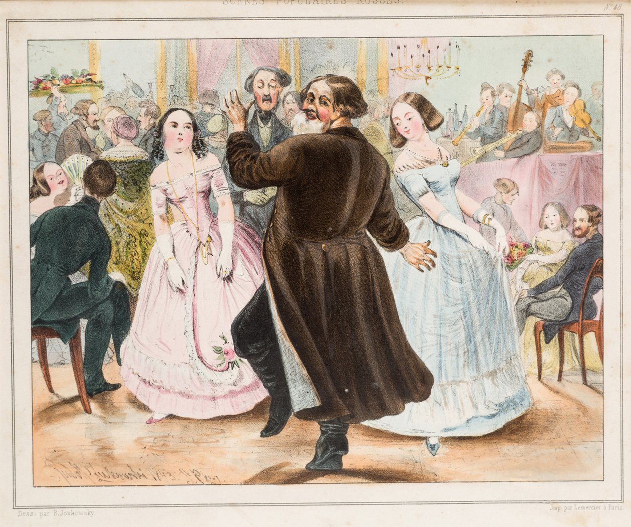 Bal des marchands - Rudolf Kasimirovich Zhukovsky