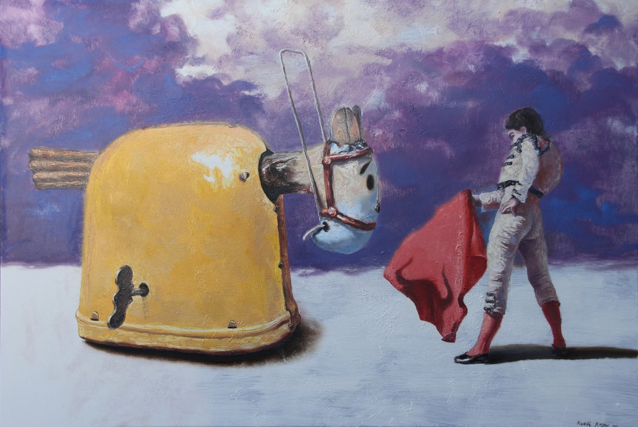 Challenger, 2024 (huile sur toile) - Rudolf Kosow