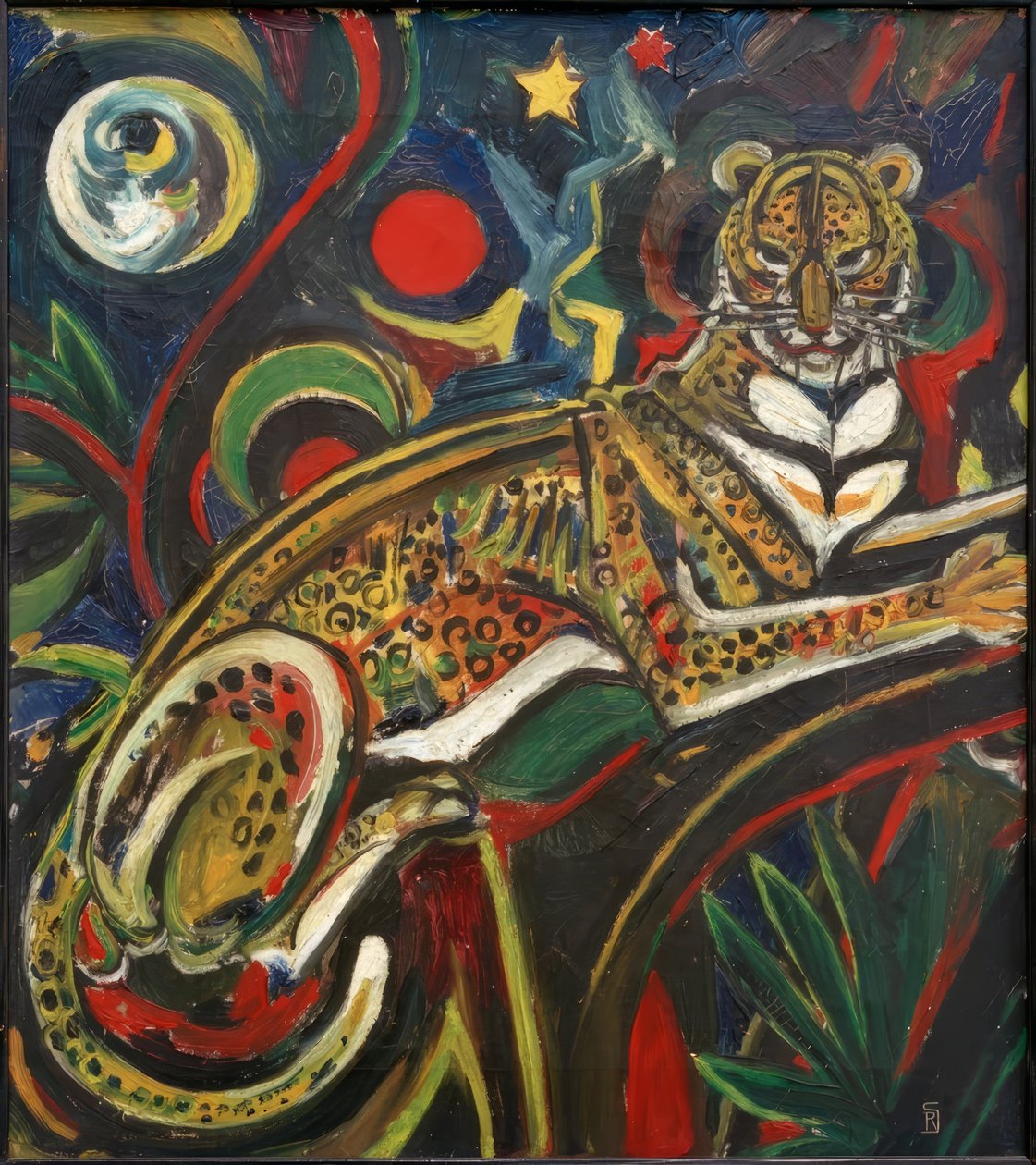 Le léopard - Rudolf Schlichter