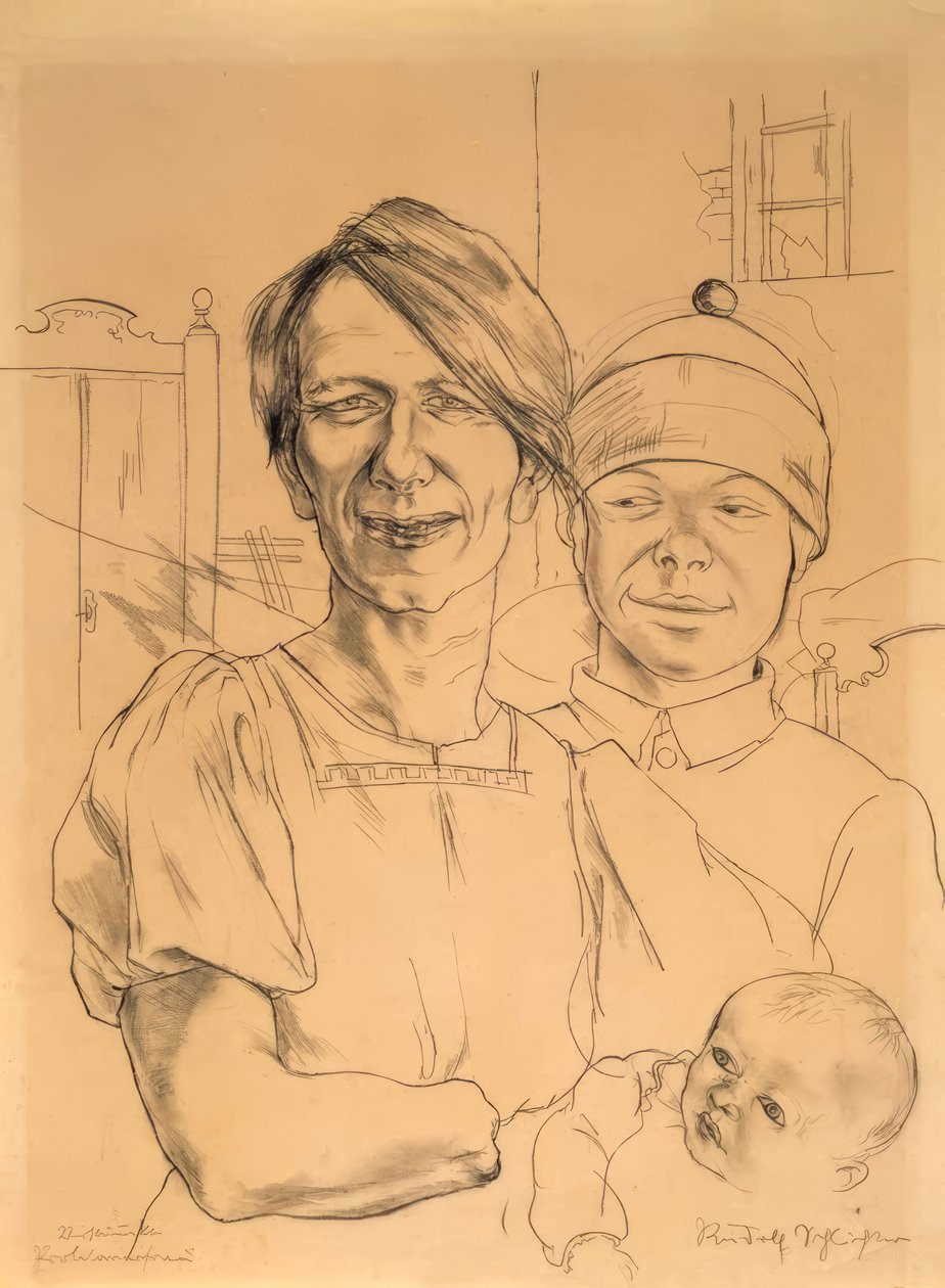 Femme prolétaire mutilée - Rudolf Schlichter