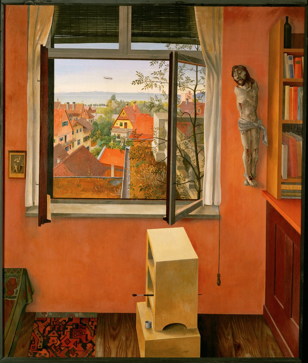Das Fenster (huile sur toile) - Rudolf Wacker