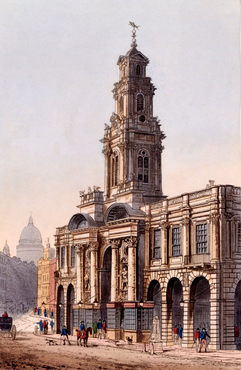 La Bourse royale, 1816 - Rudolph Ackermann