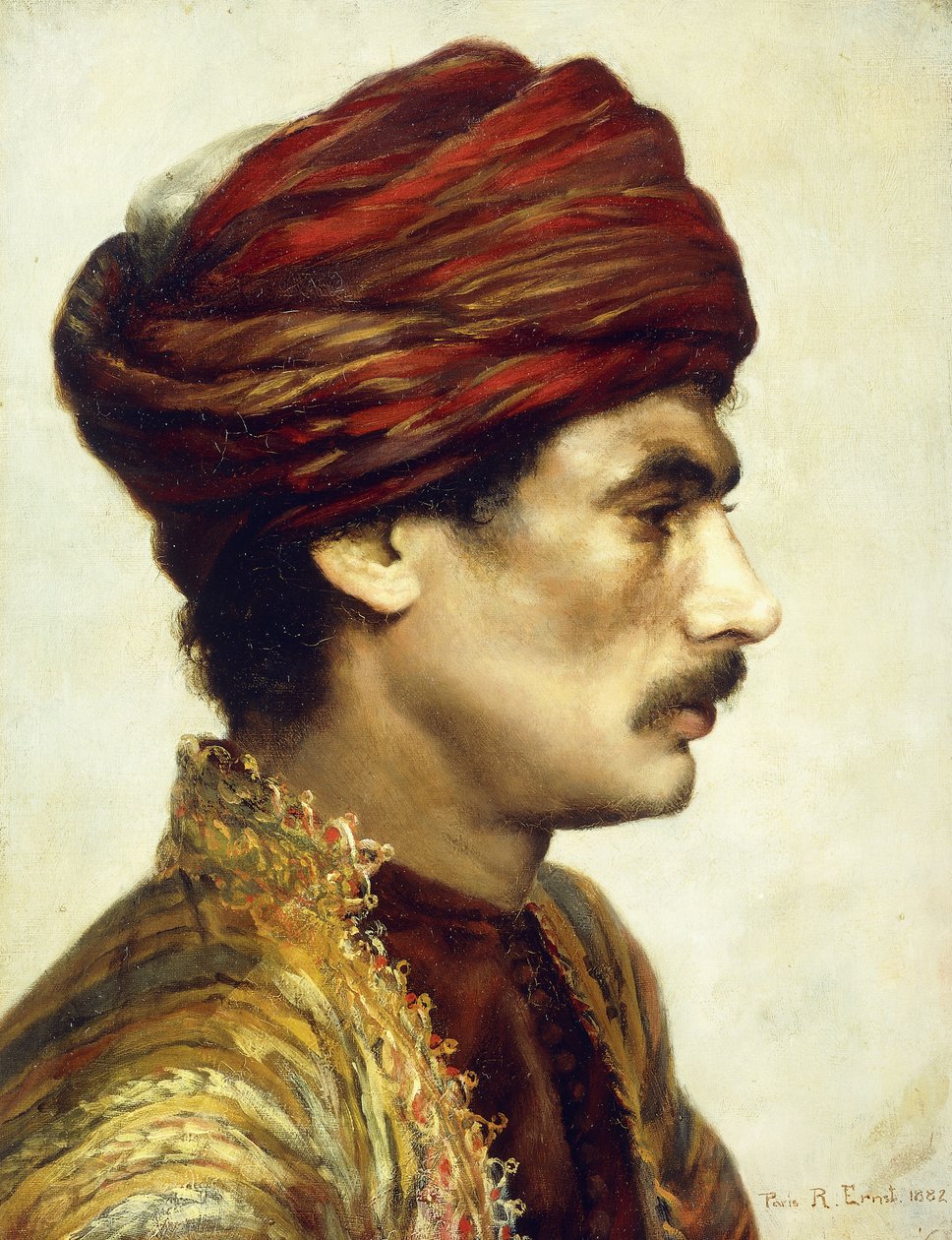 Portrait de profil d