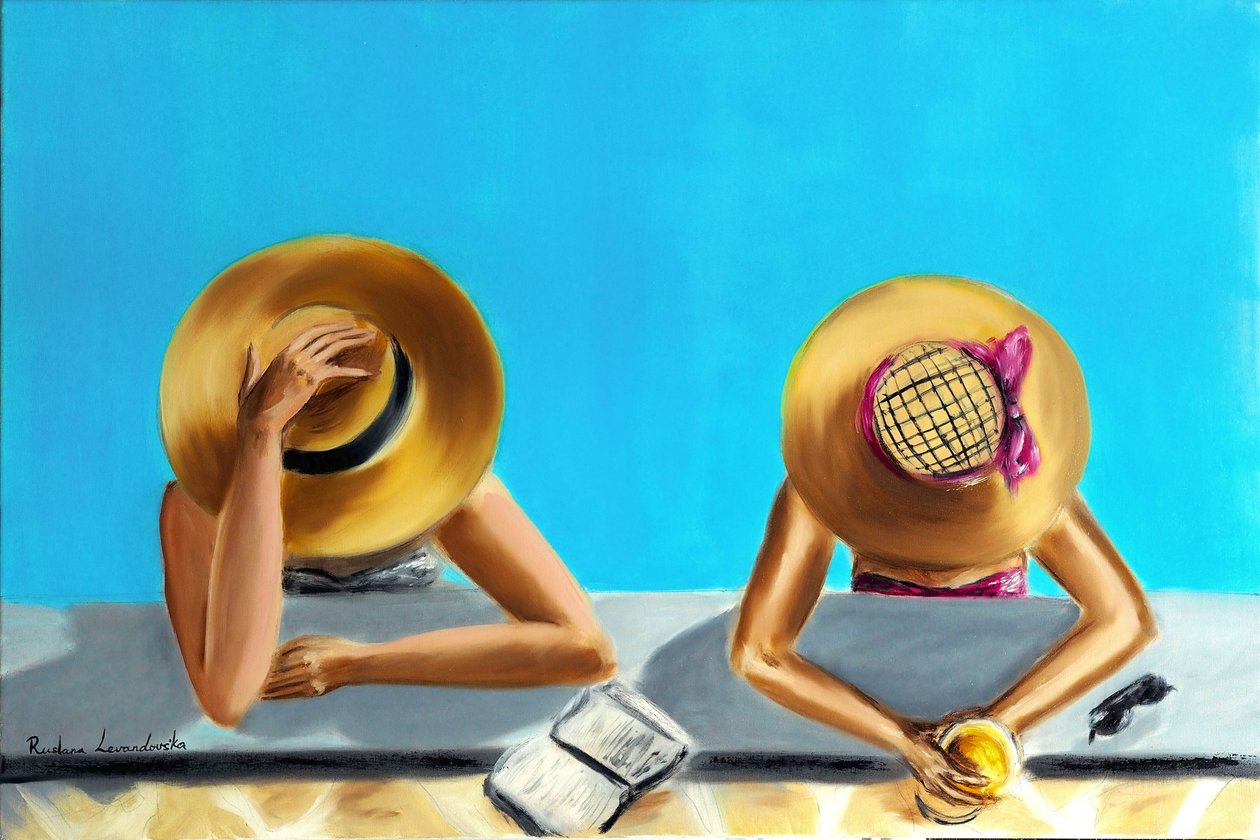 À la piscine - Ruslana Levandovska