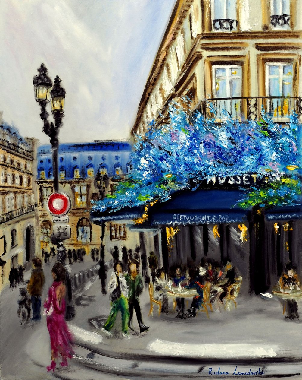 Le Musset Paris, 2022 (oil on canvas) - Ruslana Levandovska