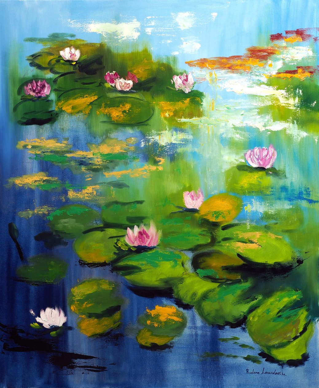 Nénuphars du jardin de Monet - Ruslana Levandovska