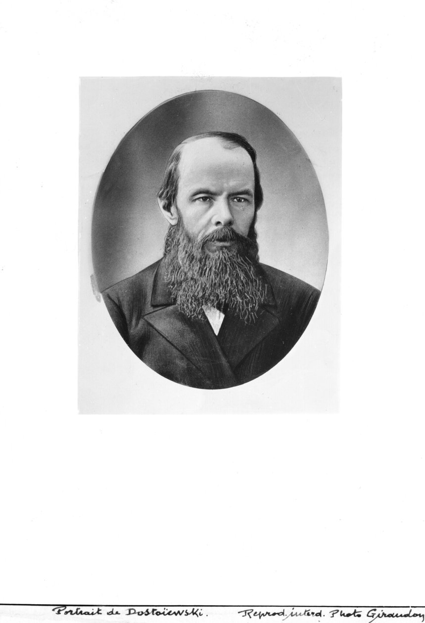 Portrait de Fiodor Mikhaïlovitch Dostoïevski (1821-81) - Russian Photographer