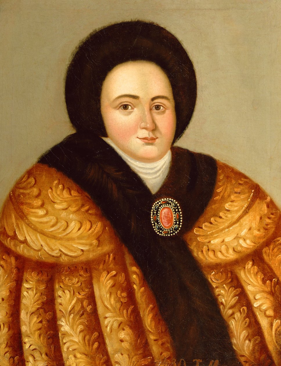 Portrait de la tsarine Evdokiya Lopukhina - Russian School