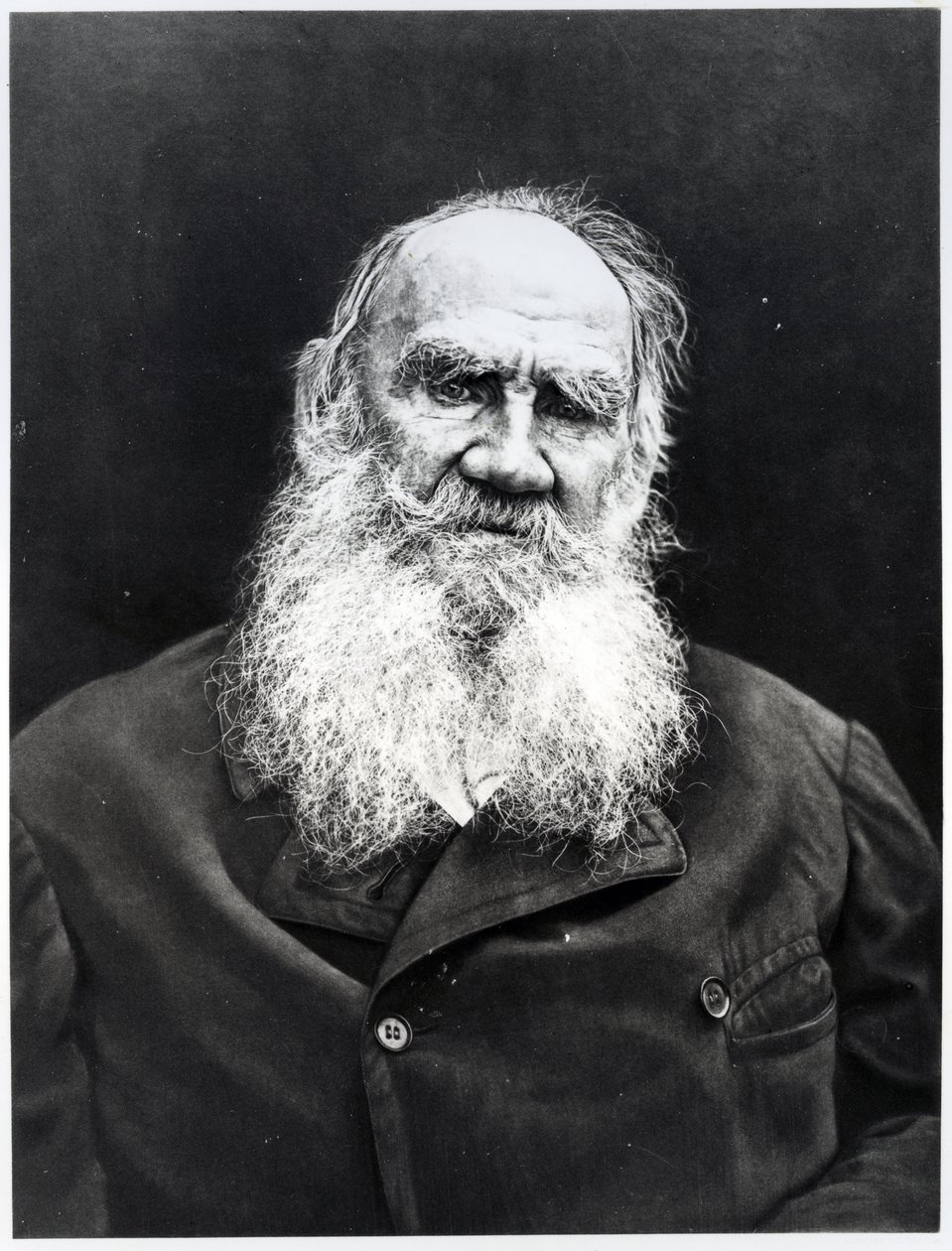 Léon Tolstoï (photo n/b) - Russian Photographer