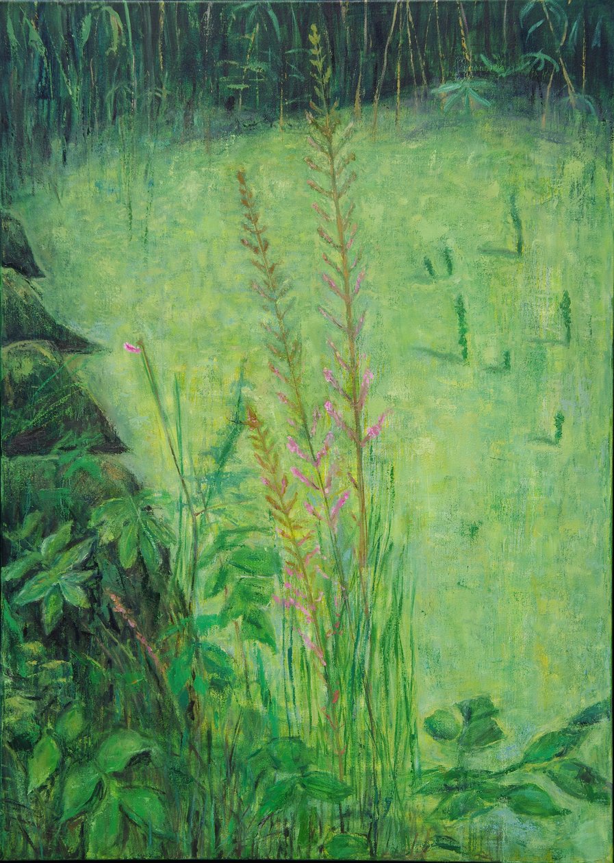 Étude en vert (étang) - Ruth Addinall