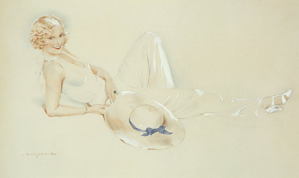 Fille avec chapeau - S.M. Gerard