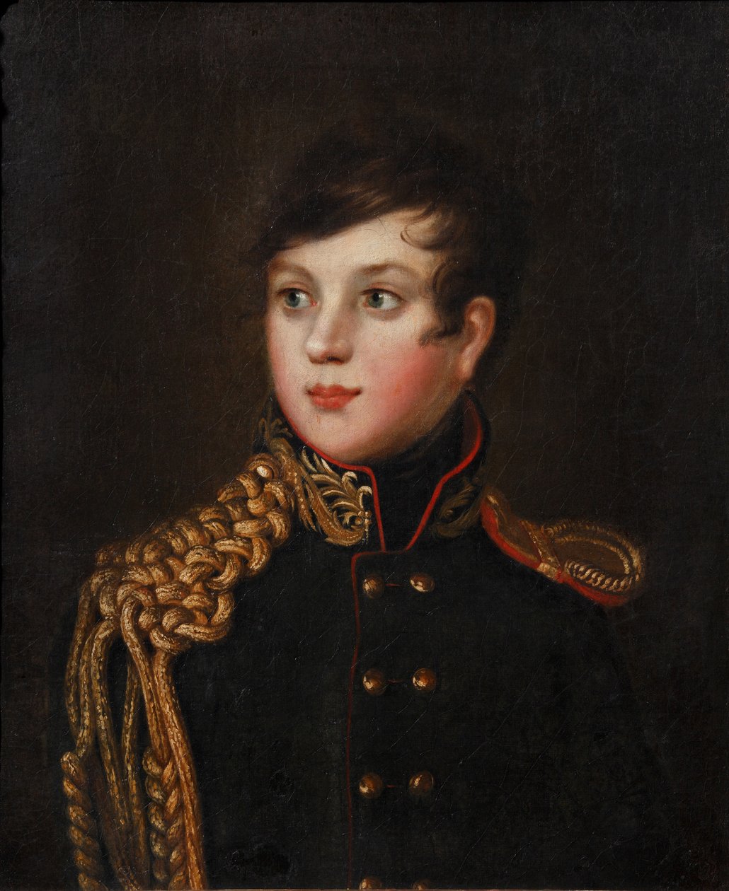 Portrait du prince Alexandre Pavlovitch Stroganov, vers 1812 - S.S. Svintsov
