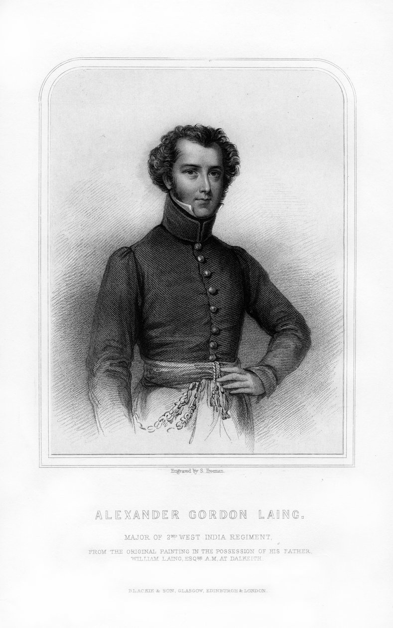 Alexander Gordon Laing, explorateur écossais - S. Freeman