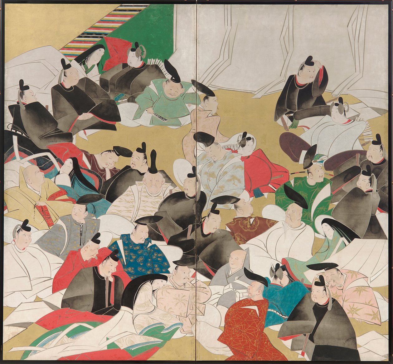 Trente-six poètes, période Edo - Sakai Hoitsu