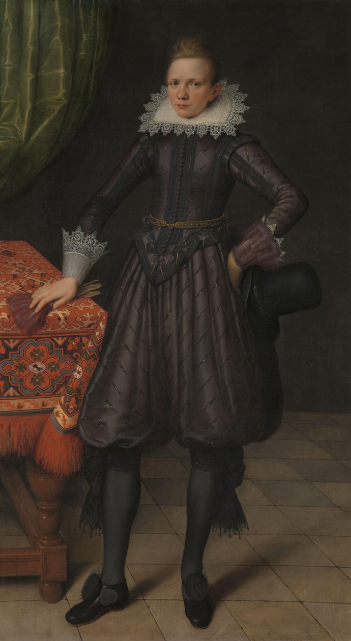 Portrait de Peter Courten - Salomon Mesdach (attributed to)