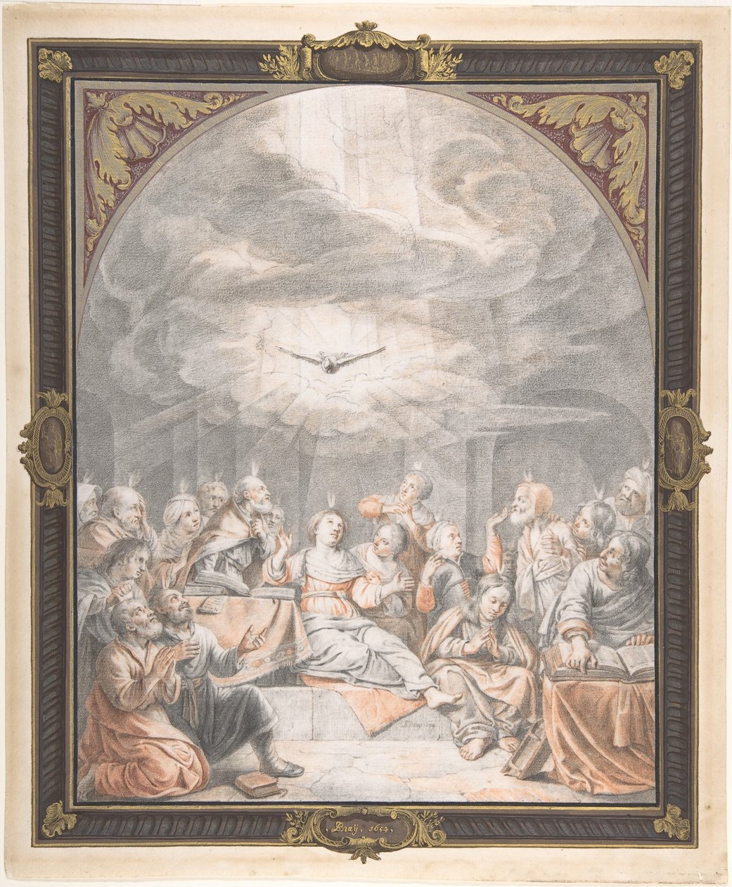La Pentecôte, début à mi-17e siècle - Salomon de Bray