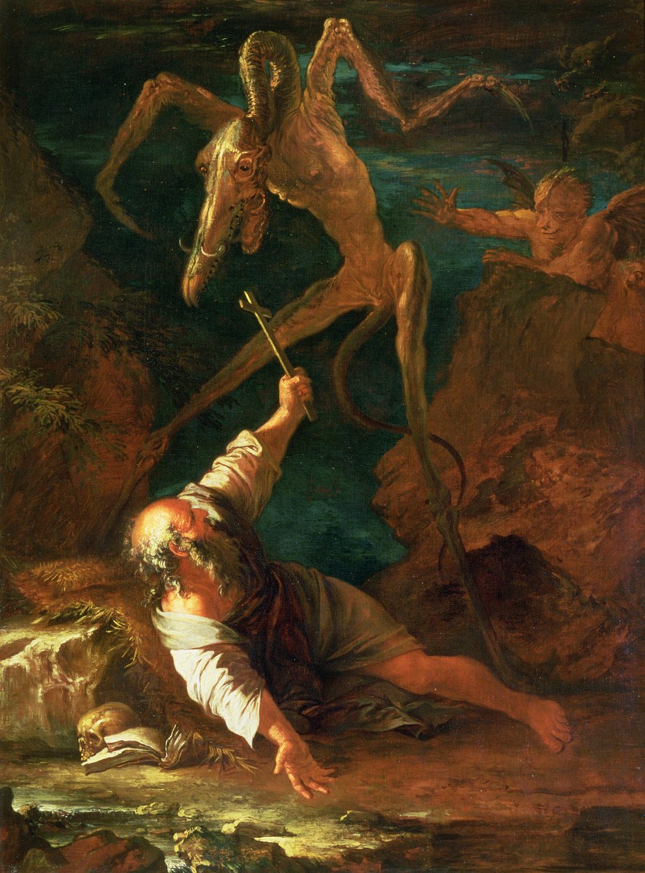 La tentation de Saint Antoine - Salvator Rosa