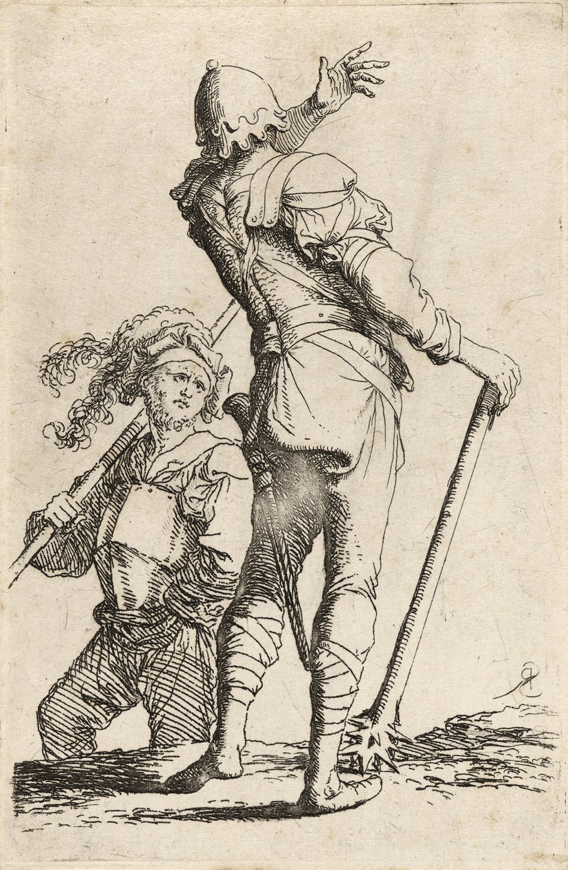 Deux guerriers, l