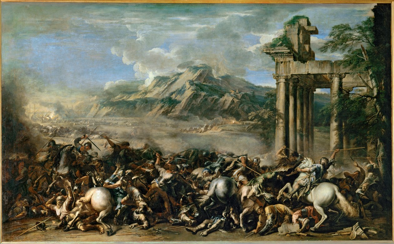 Bataille héroïque - Heroic battle ... - Salvator Rosa