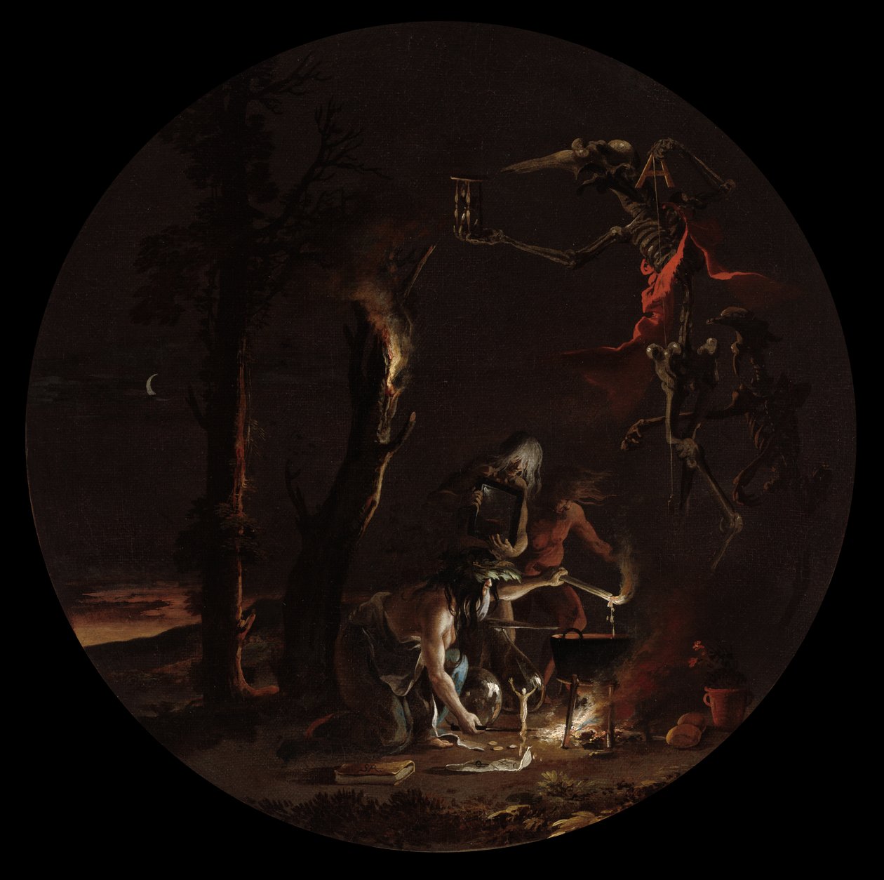 Scènes de sorcellerie : Soirée, vers 1645-1649 - Salvator Rosa