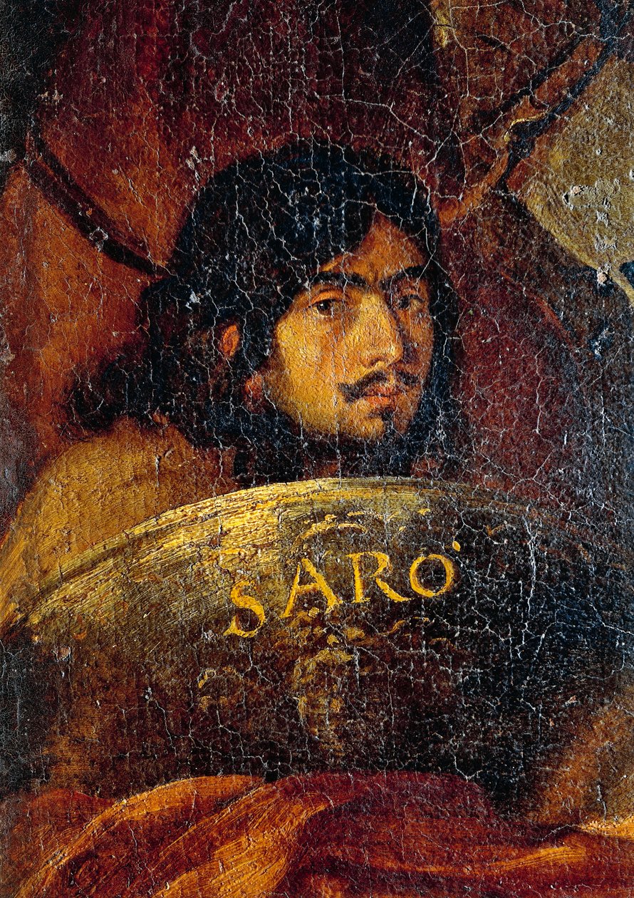 Autoportrait du peintre (détail) - Salvator Rosa