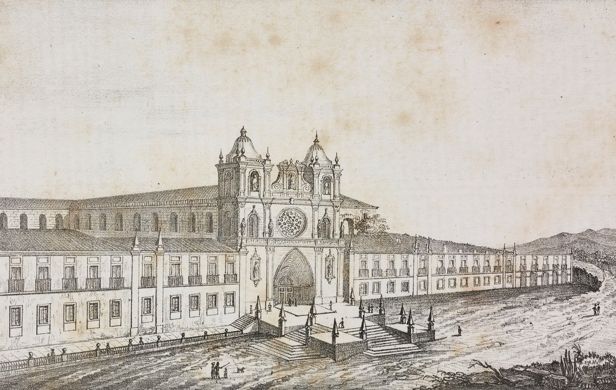Façade du monastère d