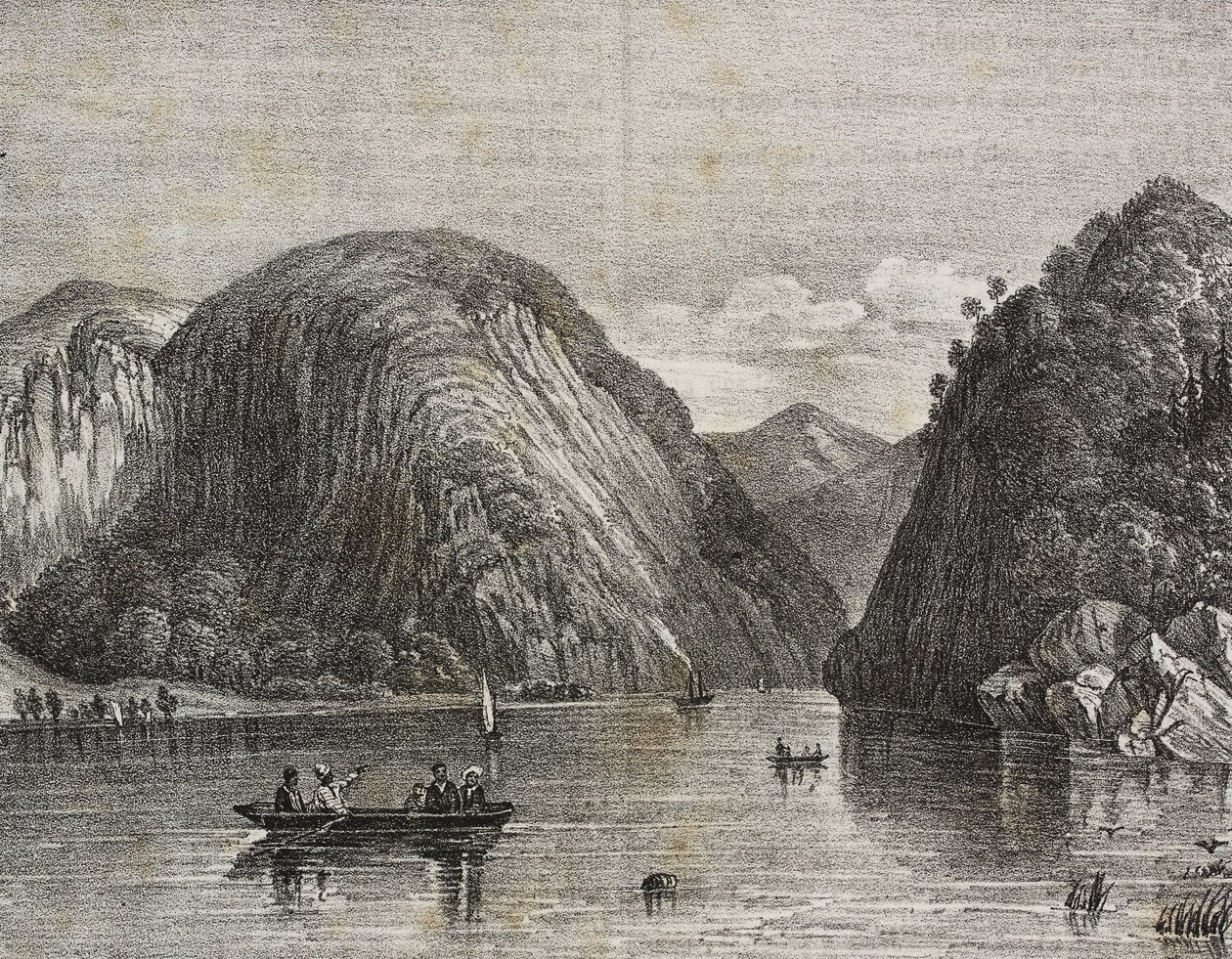 Passage de Rogers dans le lac George, États-Unis d