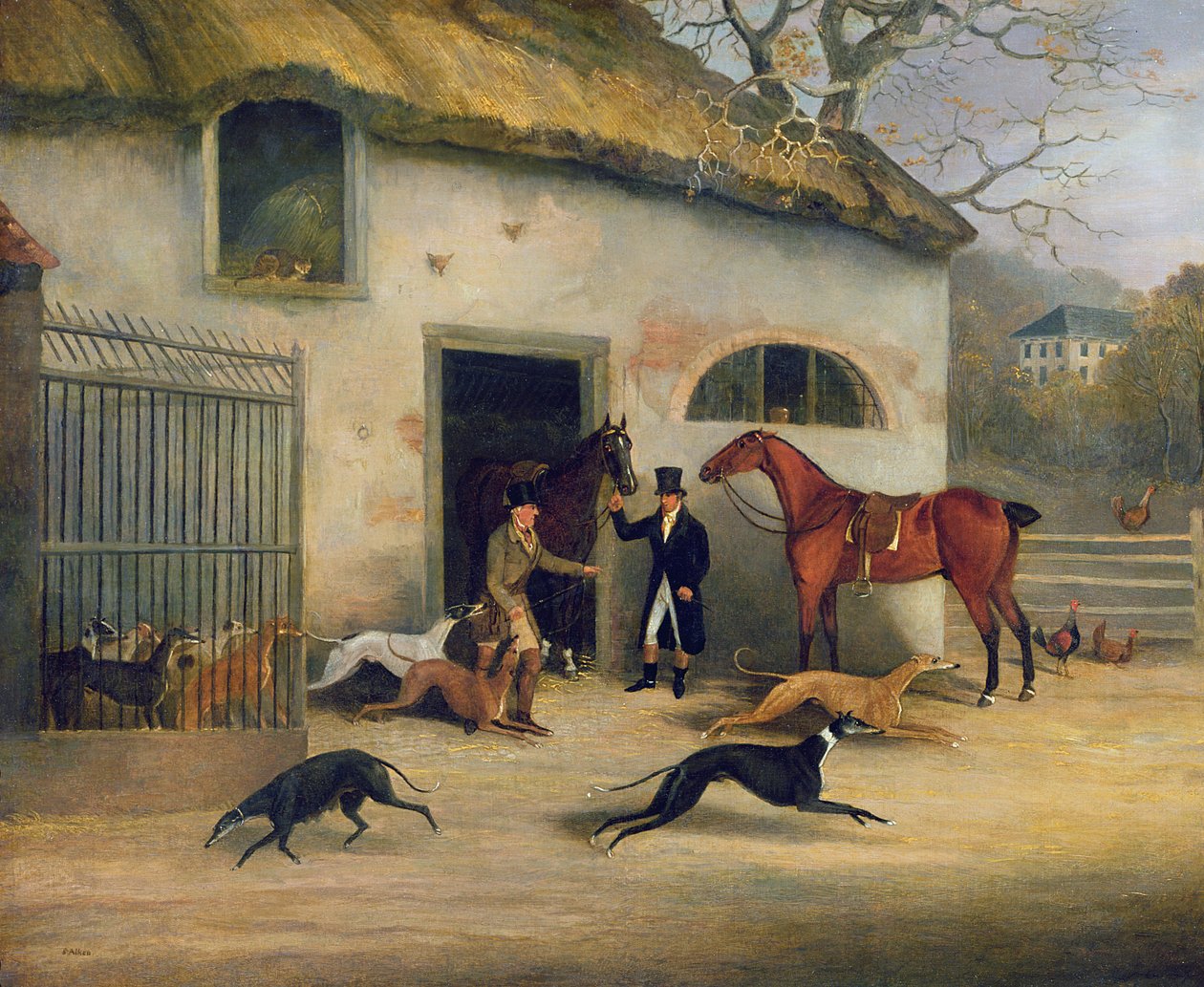 Coursing: départ - Samuel Henry Alken
