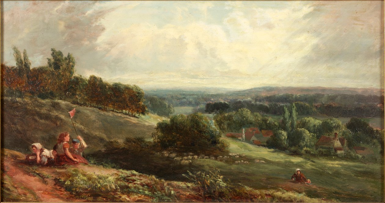 Paysage avec enfants - Samuel Bough