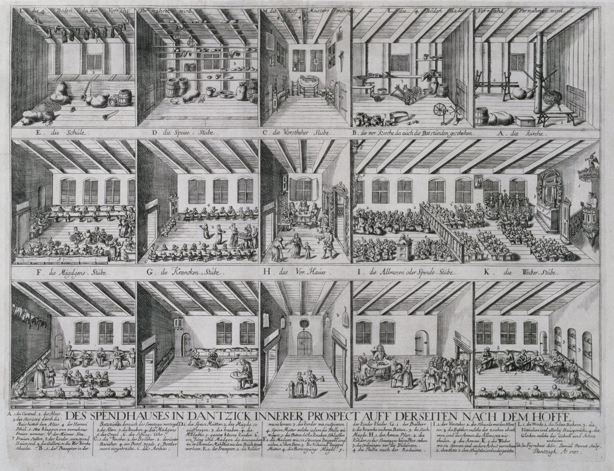 Abri pour les enfants et les personnes âgées, 1707 - Samuel Donnet