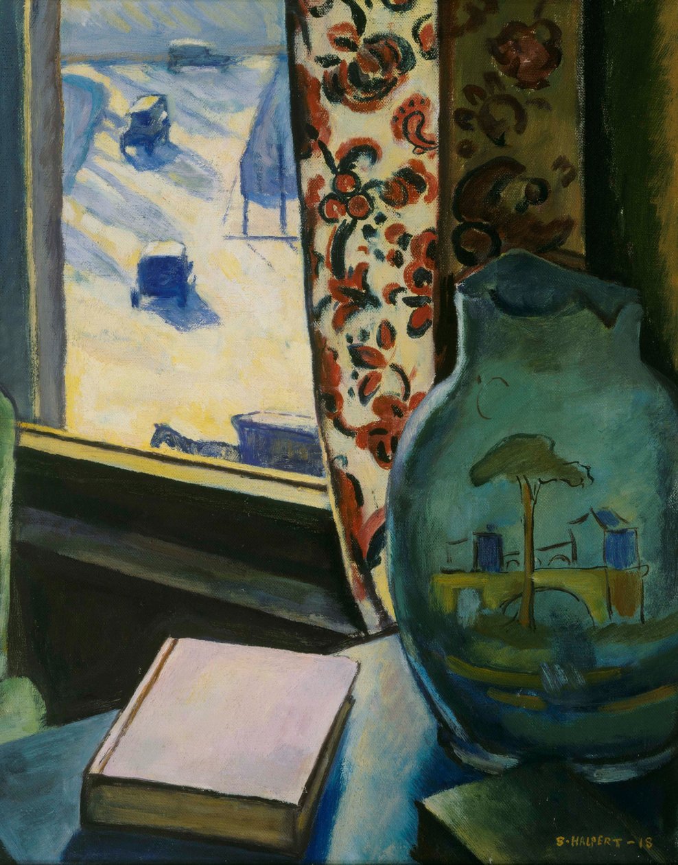 À travers la fenêtre - Samuel Halpert