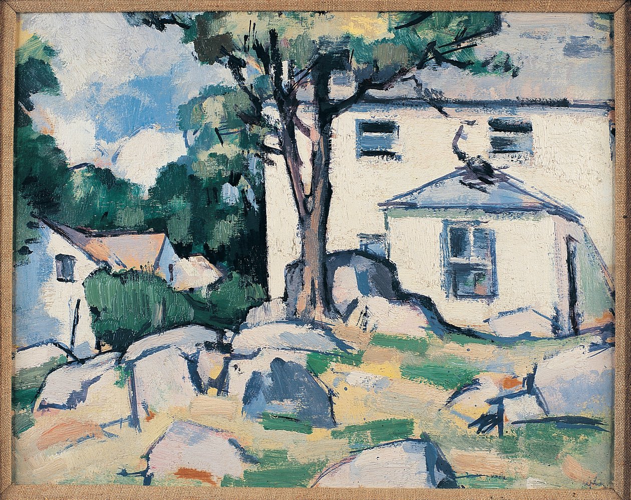 Paysage avec maison - Samuel John Peploe