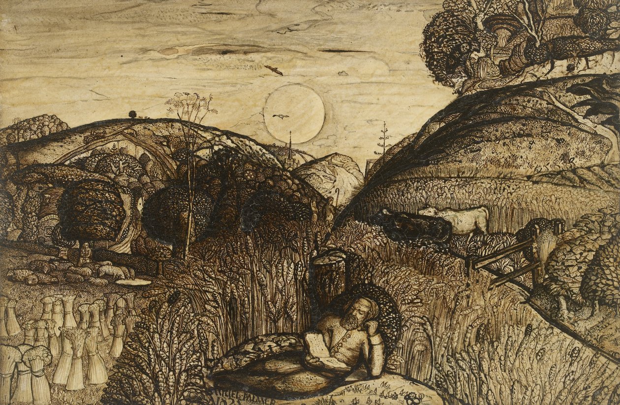 La vallée épaisse de maïs, 1825 - Samuel Palmer