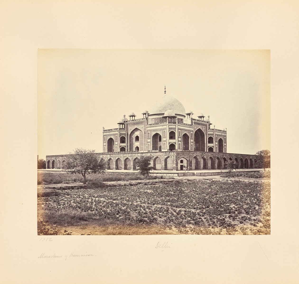 Delhi ; le mausolée de l