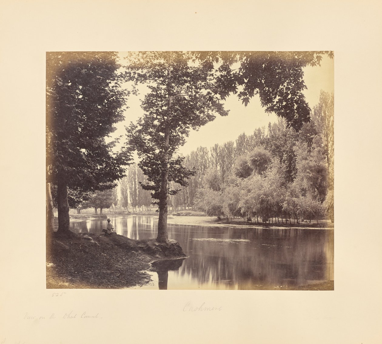 Srinuggur; vue sur le canal - Samuel Bourne