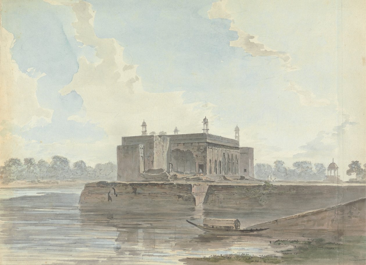 Palais en ruine près d