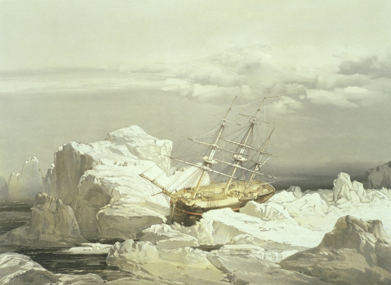 Position critique du H.M.S. Investigator sur la côte nord de l