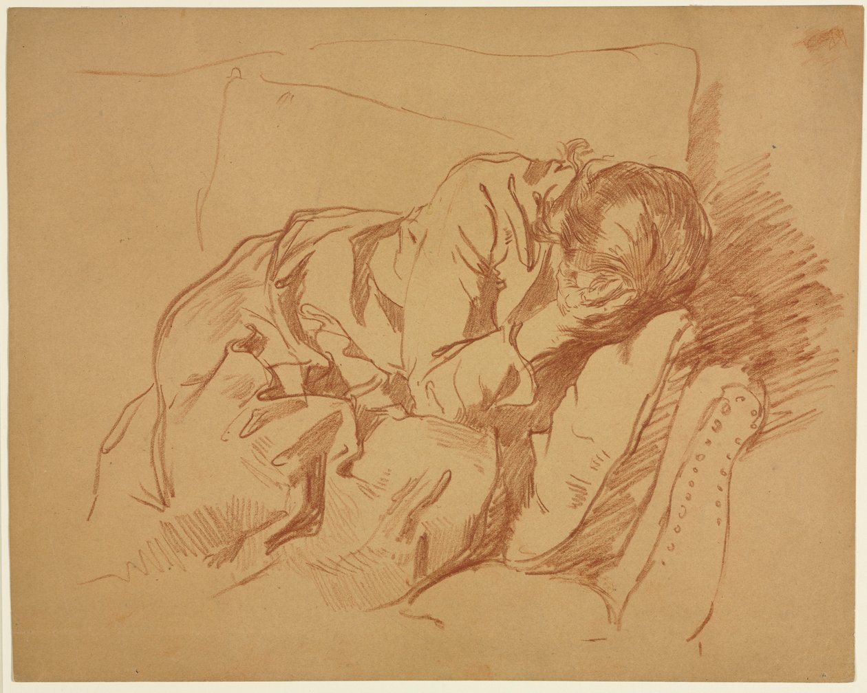 Femme en deuil Sarah H. Crone, années 1880 ou 1890 - Samuel H. Crone