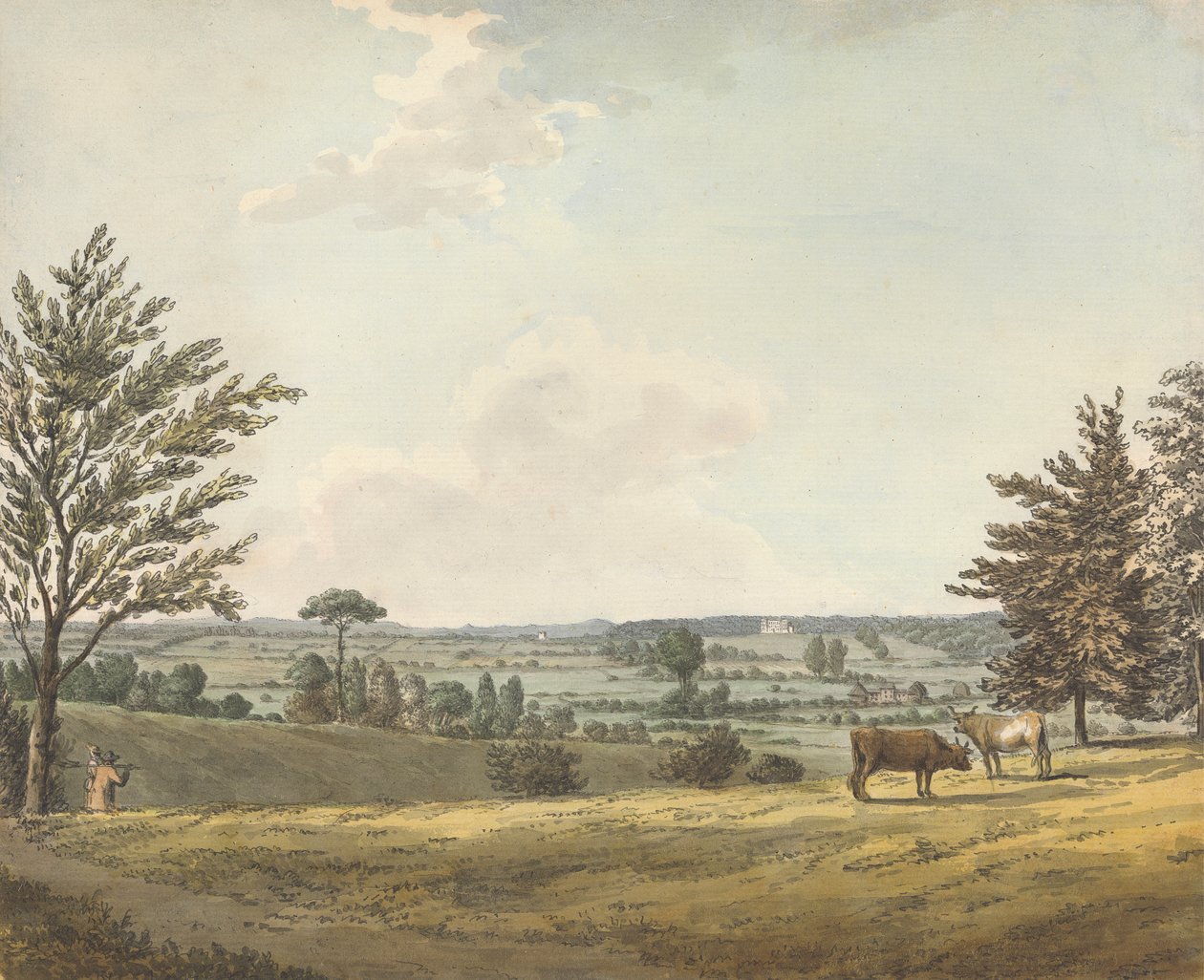 Maison Englefield, Berkshire - Samuel Hieronymus Grimm